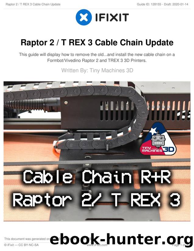 Raptor 2  T REX 3 Cable Chain Update by Unknown