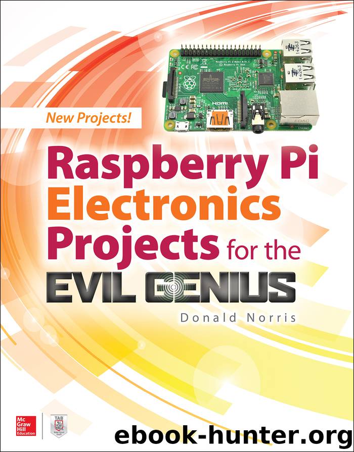 Raspberry Pi Electronics Projects for the Evil Genius by Donald Norris