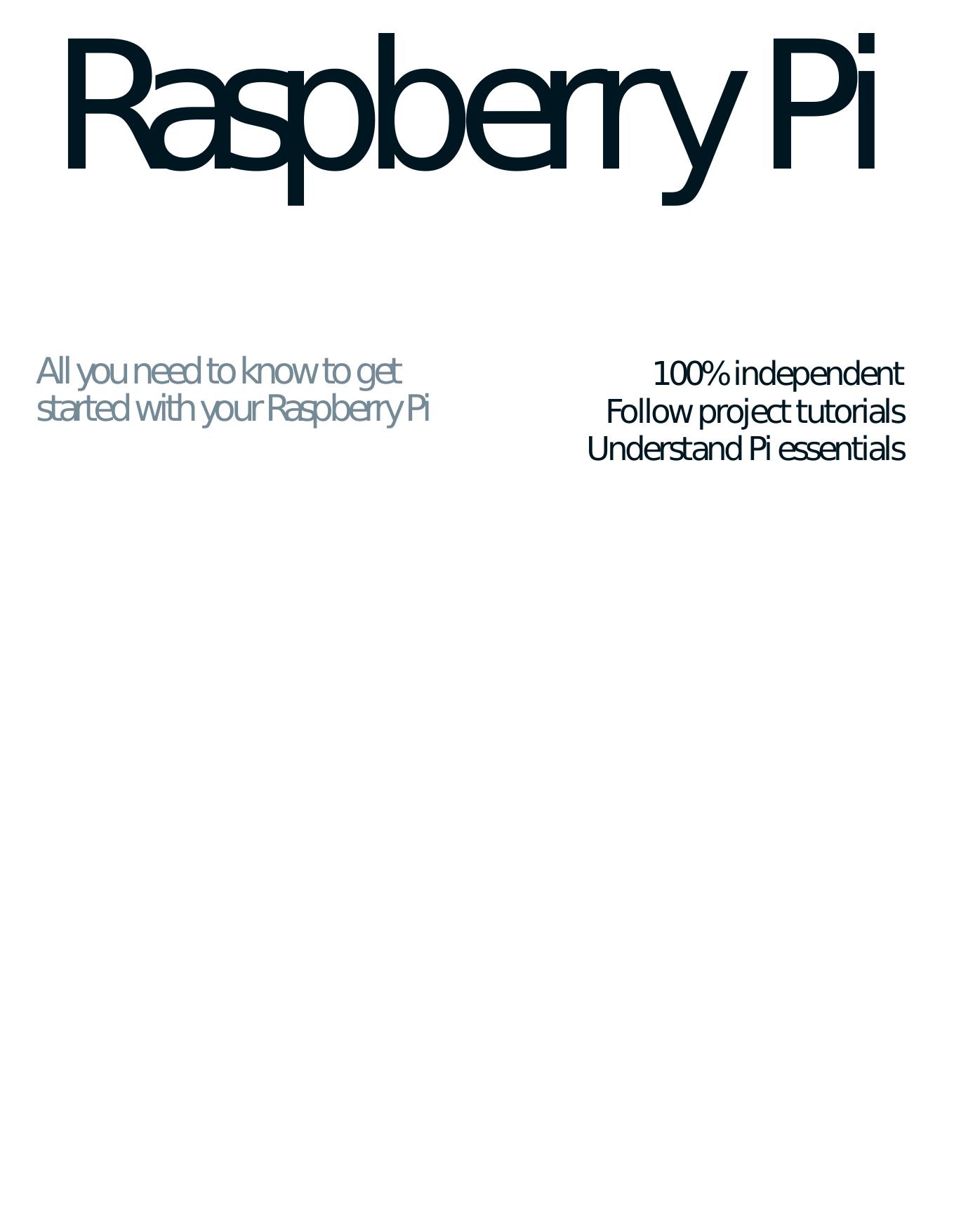 Raspberry Pi For Beginners 6th Edition by Unknown