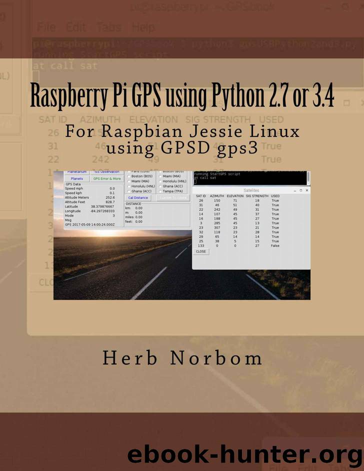 Raspberry Pi GPS using Python 2.7 or 3.4 by Herb Norbom