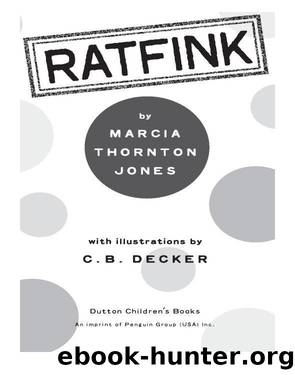 Ratfink by Marcia Thornton Jones