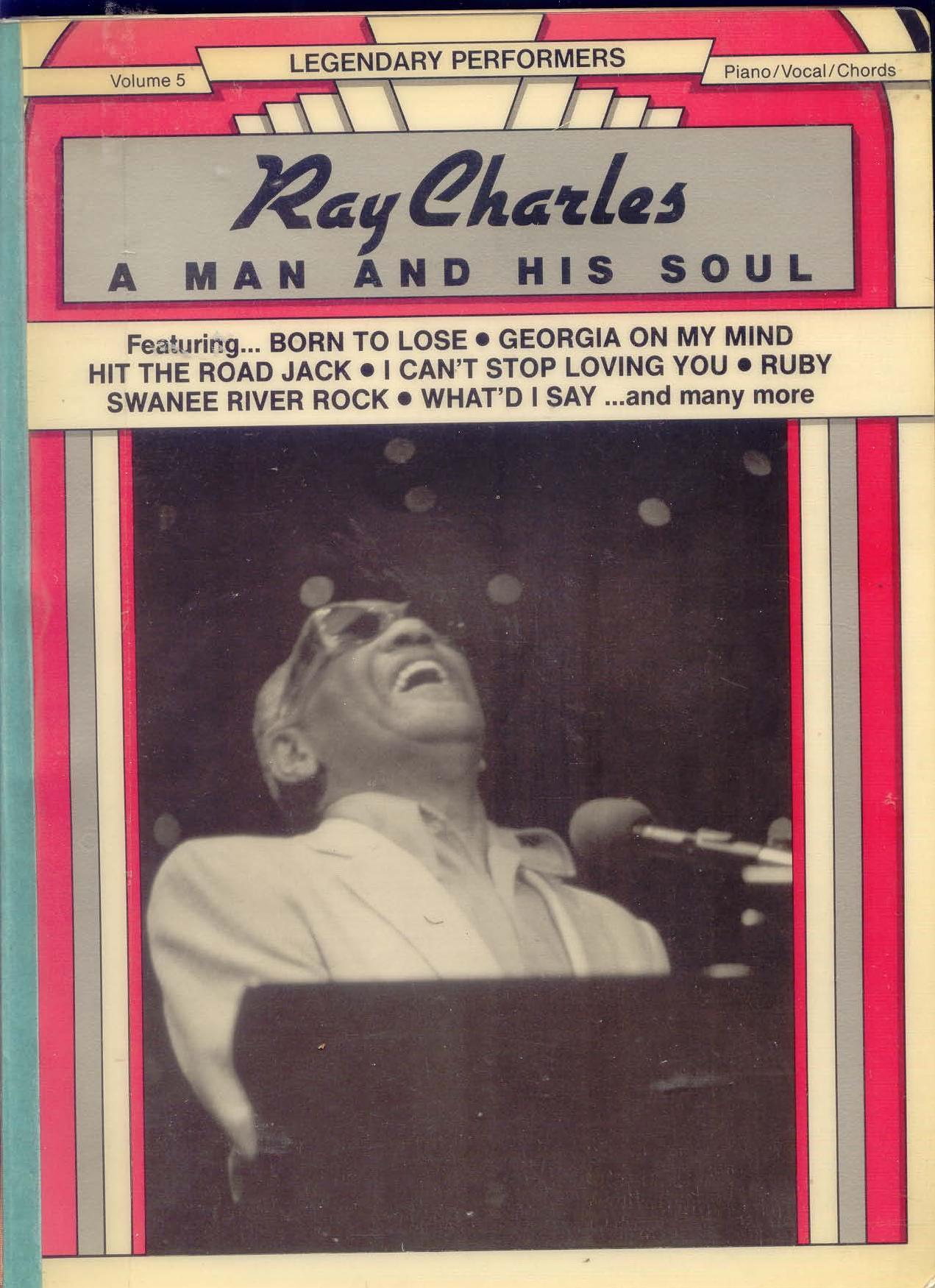 Ray Charles by A Man & His Soul music book 88 pp