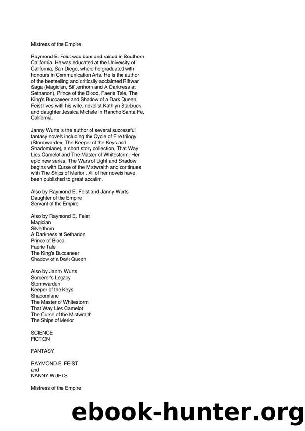 Raymond E. Feist - [The World On the Other Side 03] by Mistress of the Empire