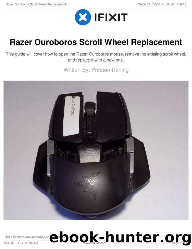 Razer Ouroboros Scroll Wheel Replacement by Unknown