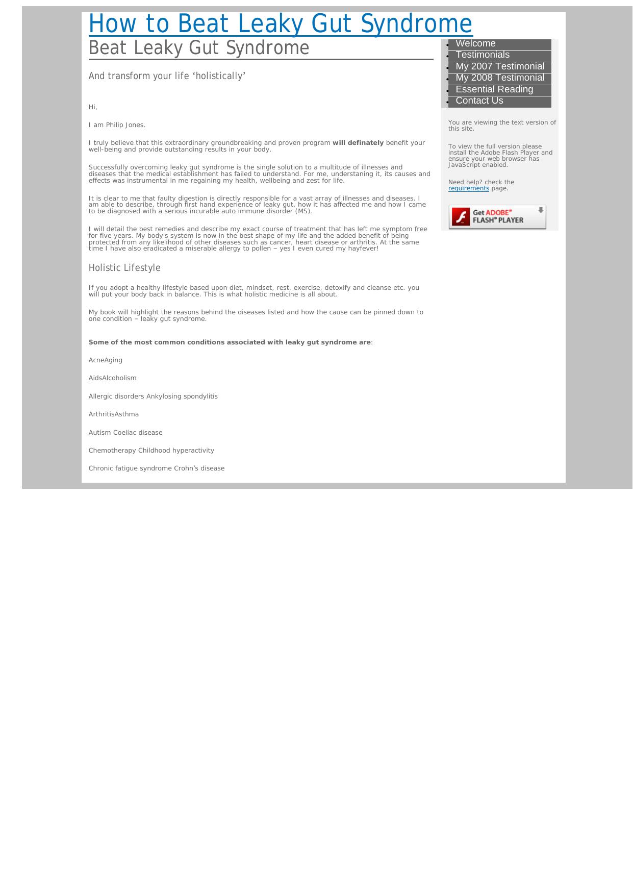 Re-Discover Your Health And Beat Leaky Gut Syndrome. by Best of Kuszter's Collection