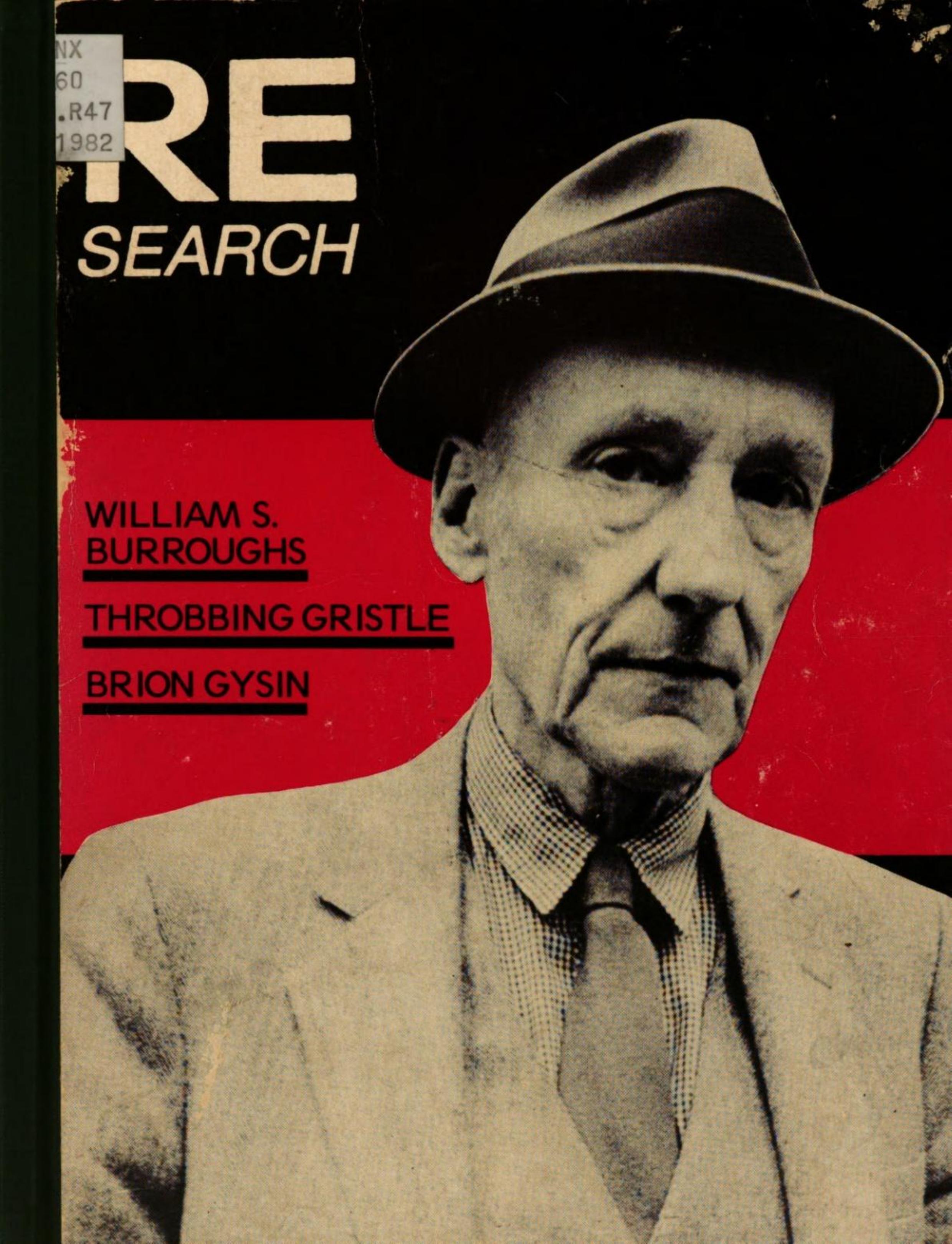 Re/Search #4/5 : a special book issue by William S. Burroughs; Brion Gysin;Throbbing Gristle