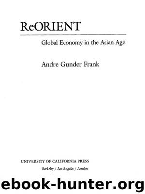 ReORIENT by Andre Gunder Frank