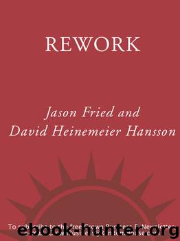 ReWork by Jason Fried