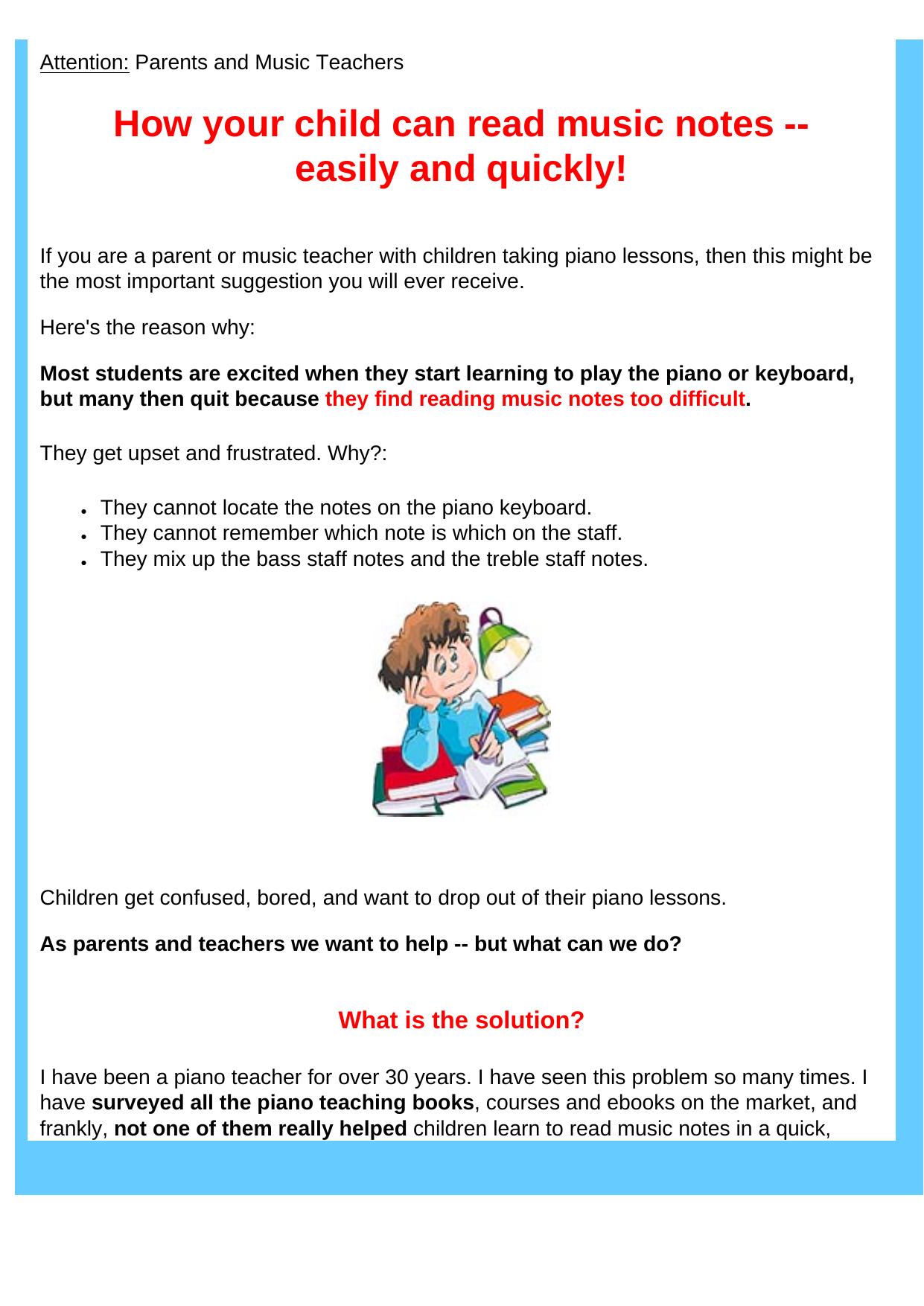 Read Music Notes Easily - For Children. by Best of Kuszter's Collection