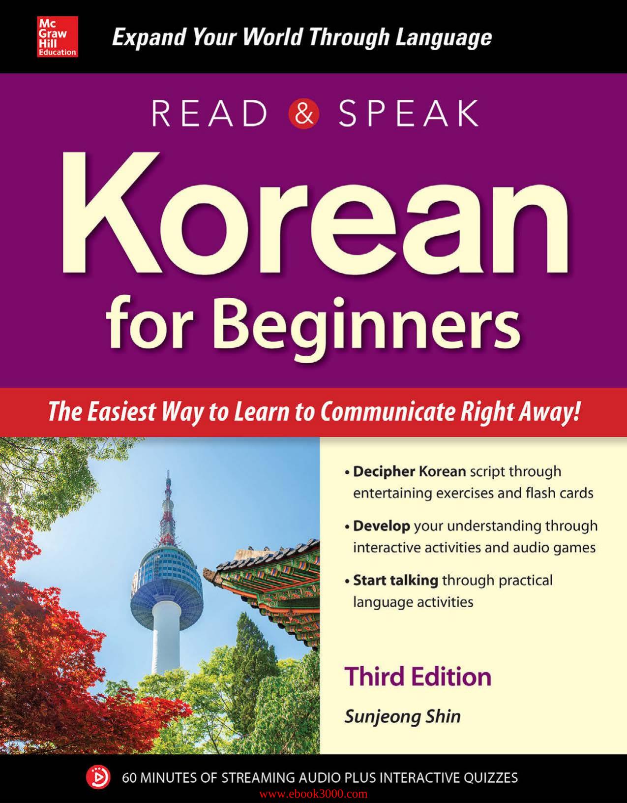 Read and Speak Korean for Beginners by Sunjeong Shin
