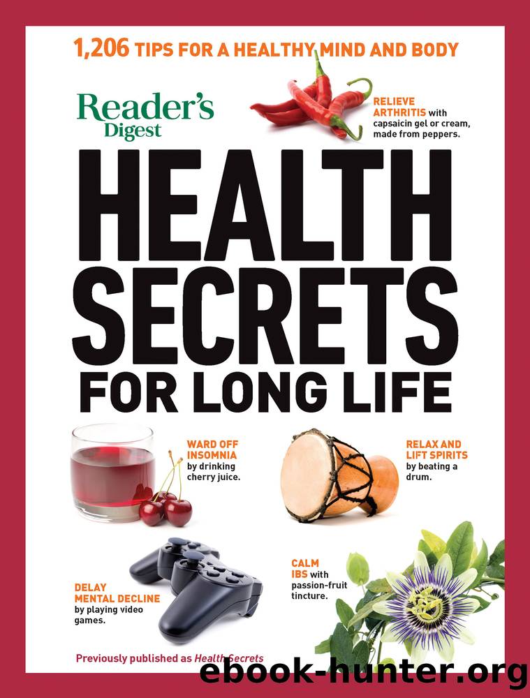 Reader's Digest Health Secrets for Long Life by Unknown