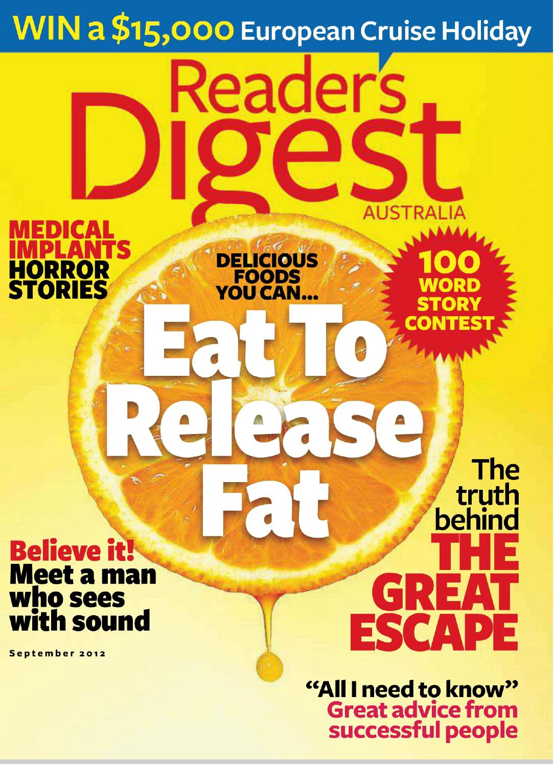 Reader's Digest Magazine (Auastralia) September 2012 by Unknow