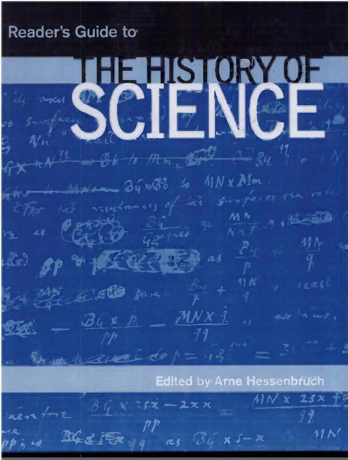 Reader's Guide to the History of Science (Reader's guide series) by Arne Hessenbruch