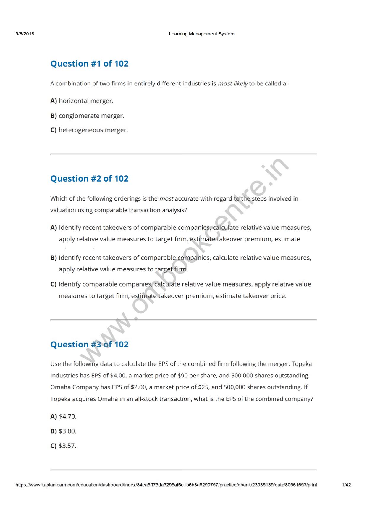 Reading 25 Mergers and Acquisitions.pdf by Comp-4