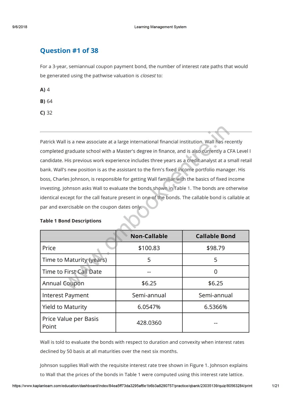 Reading 35 The Arbitrage-Free Valuation Framework.pdf by Comp-4