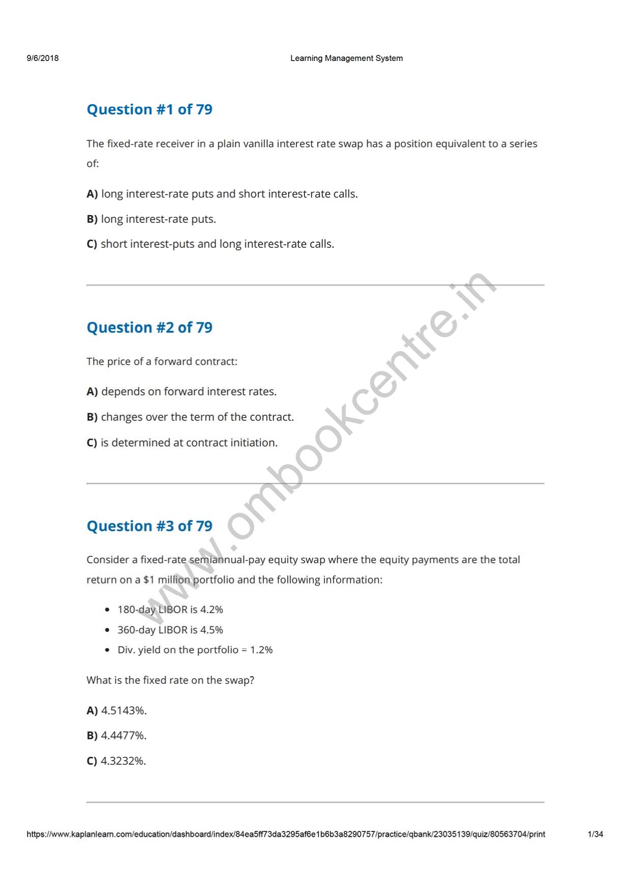 Reading 39 Pricing and Valuation of Forward Commitments.pdf by Comp-4
