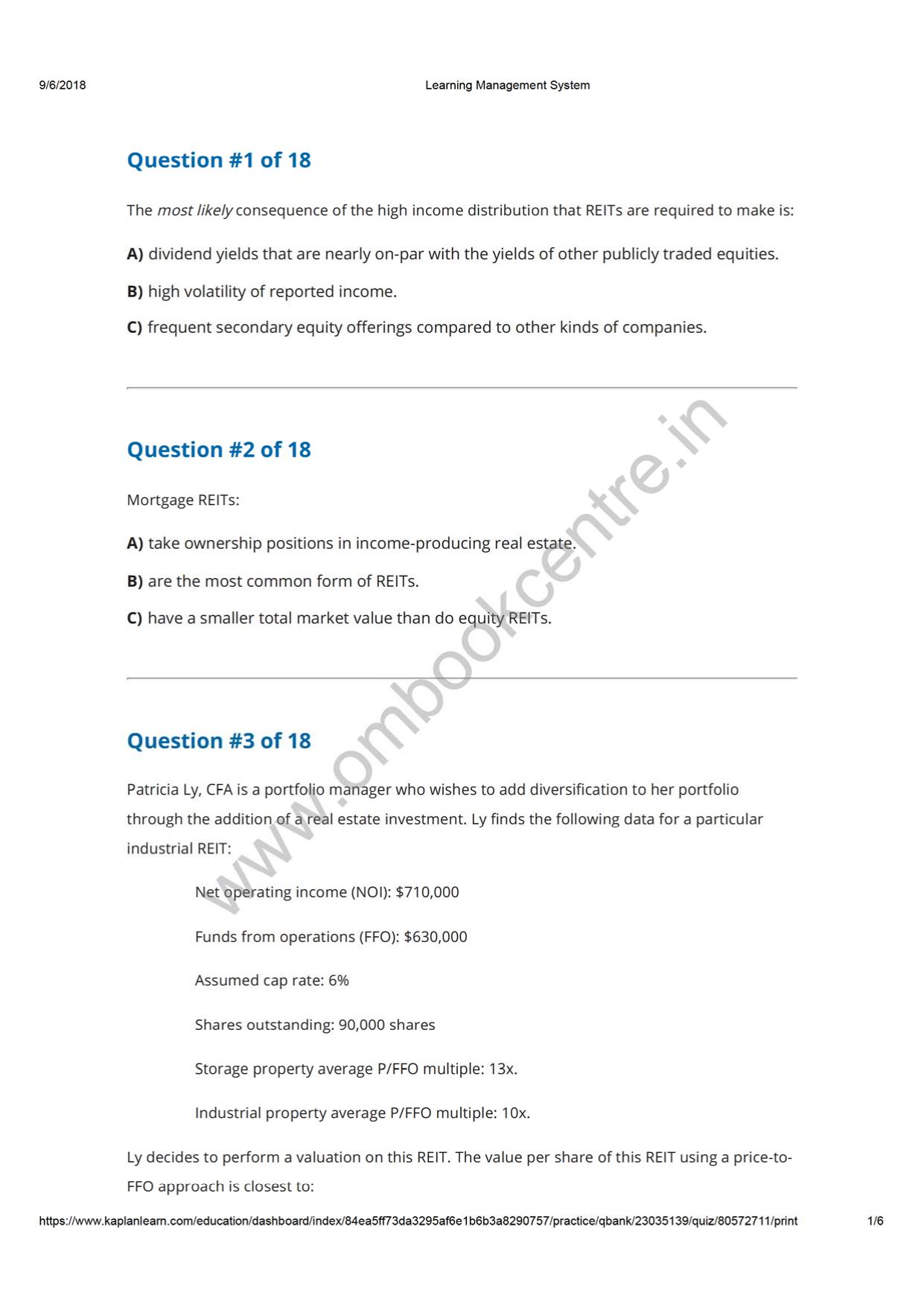 Reading 43 Publicly Traded Real Estate Securities.pdf by Comp-4