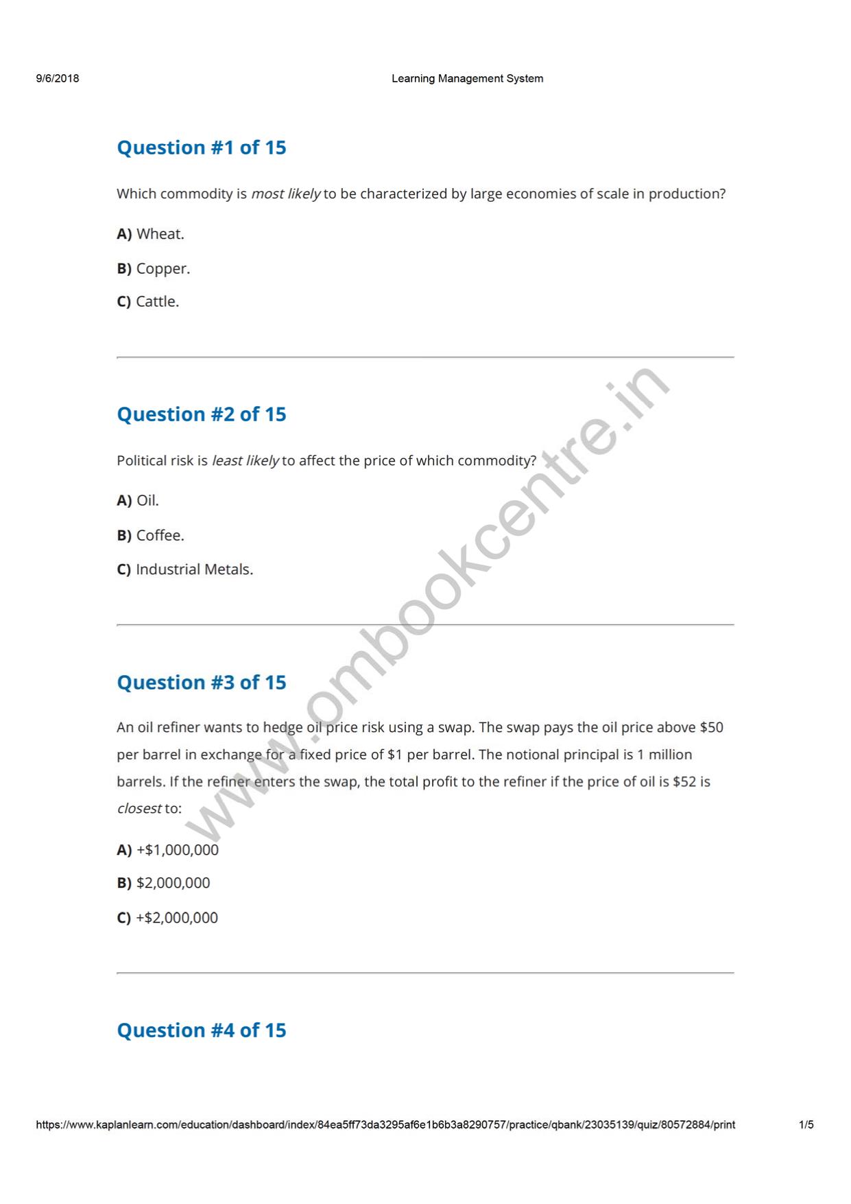 Reading 45 Commodities and Commodity Derivatives An Introduction.pdf by Comp-4