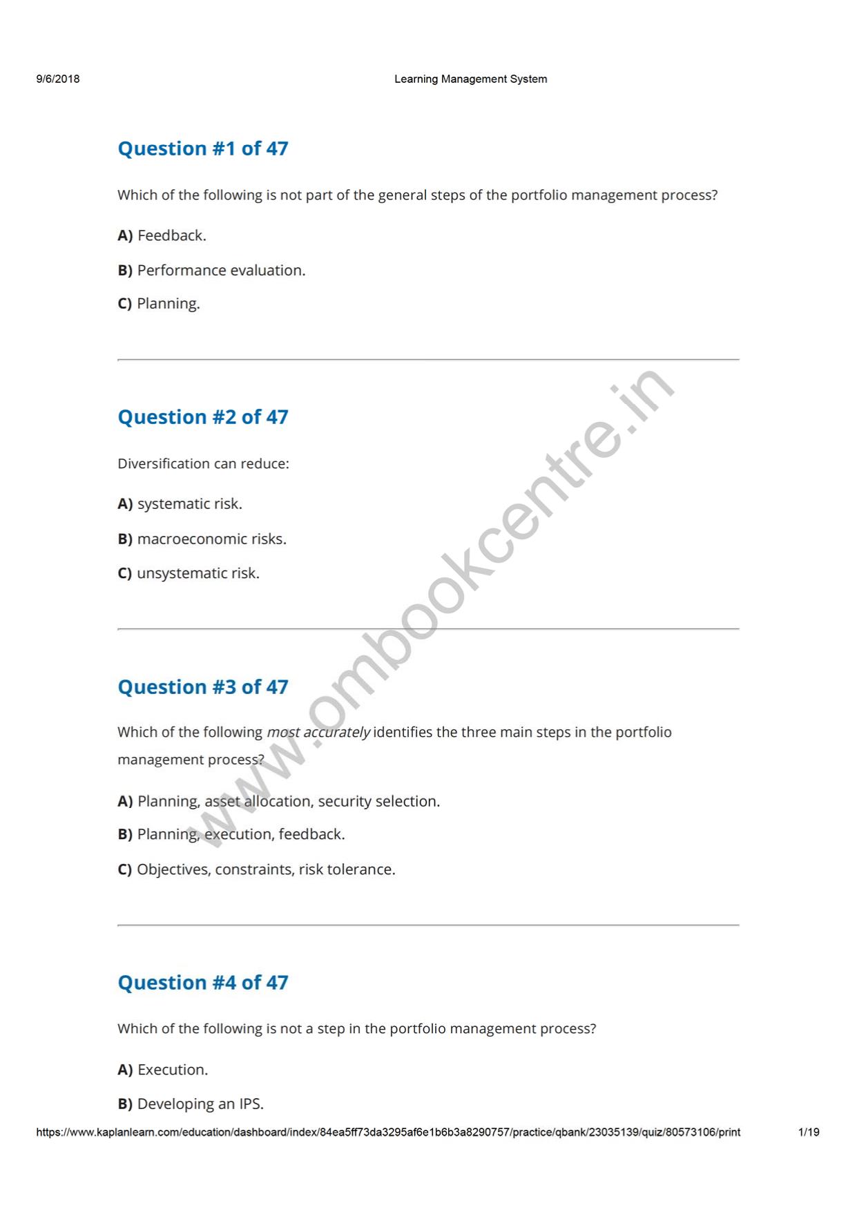 Reading 46 The Portfolio Management Process and the Investment Policy Statement.pdf by Comp-4