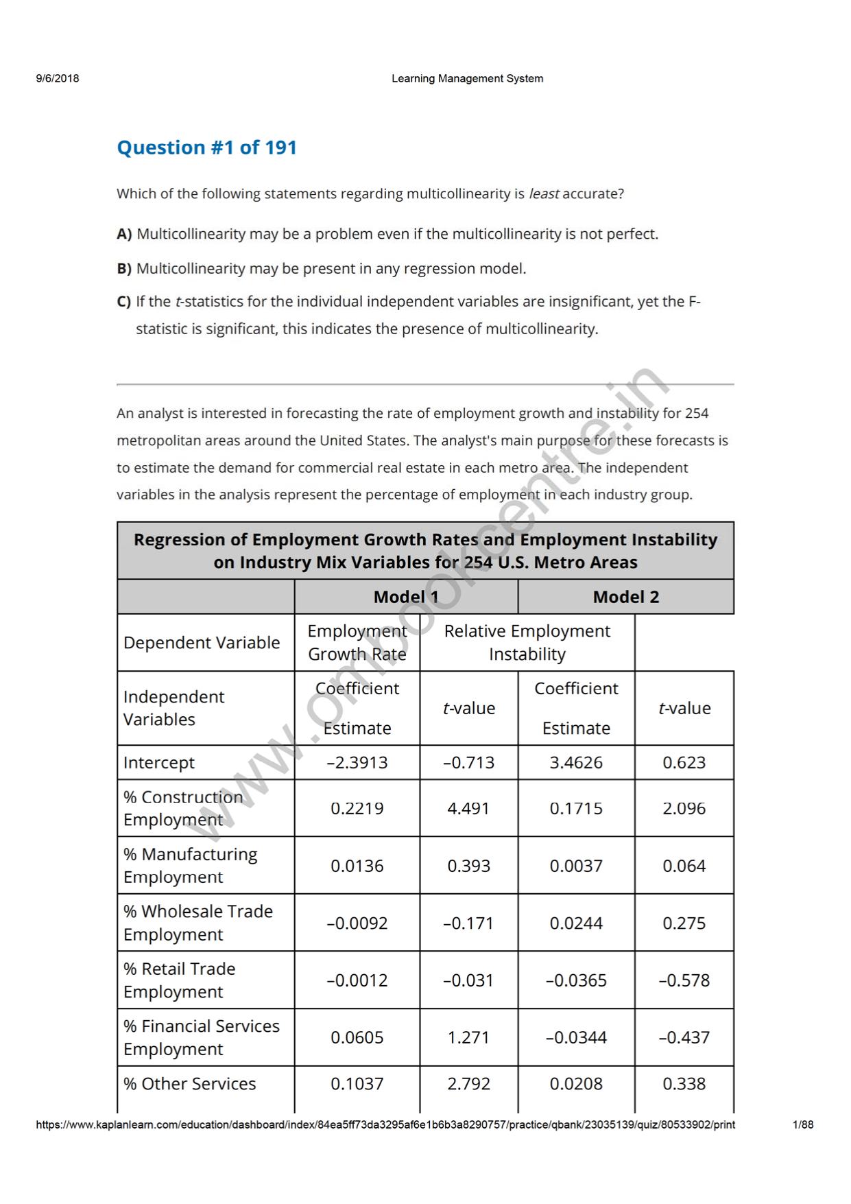 Reading 8 Multiple Regression and Issues in Regression Analysis 1.pdf by Comp-4