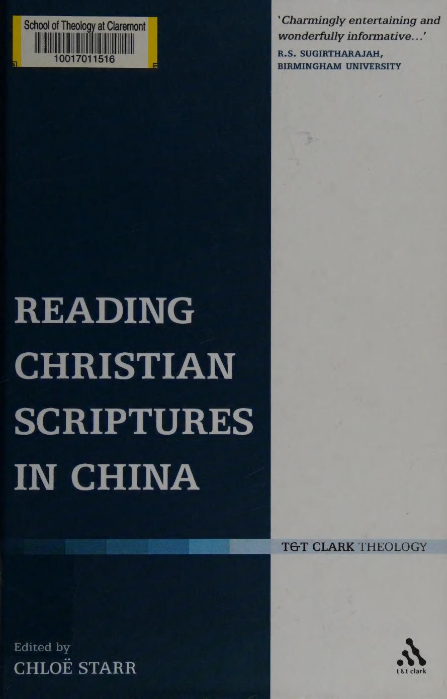 Reading Christian Scriptures in China by Chloe Starr