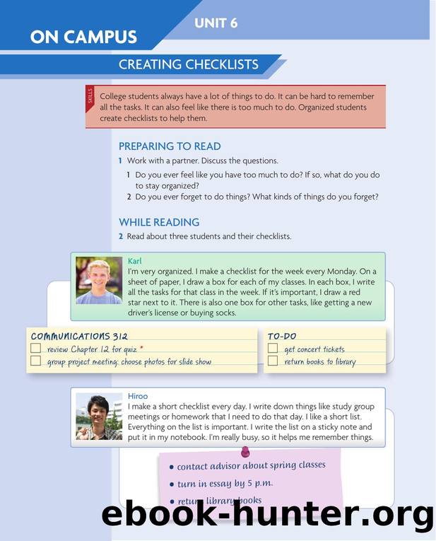 Reading and Writing 2 On Campus Unit 6 by Unknown