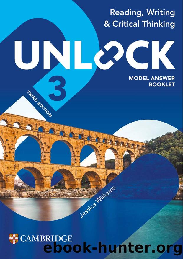 Reading and Writing Level 3 Model answer booklet by Unknown