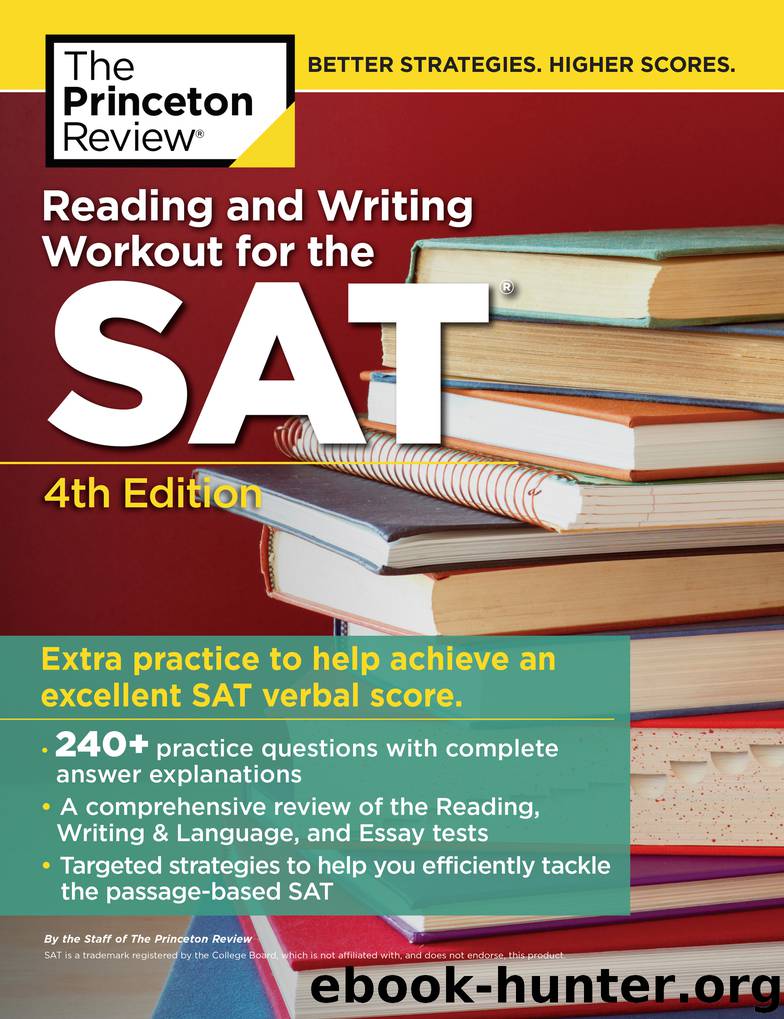 Reading and Writing Workout for the SAT by The Princeton Review