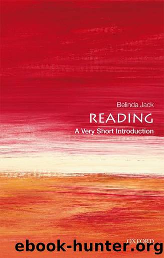 Reading by Belinda Jack