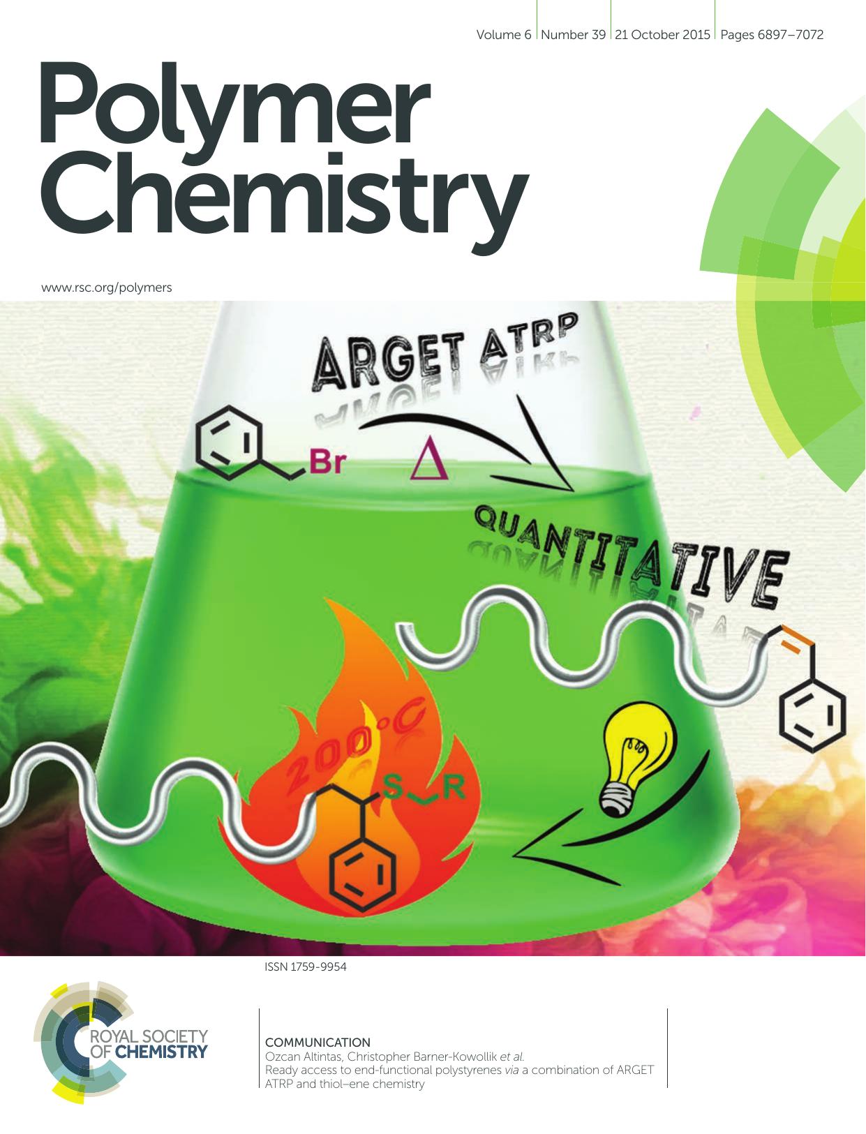Ready access to end-functional polystyrenes via a combination of ARGET ATRP and thiolâene chemistry by unknow