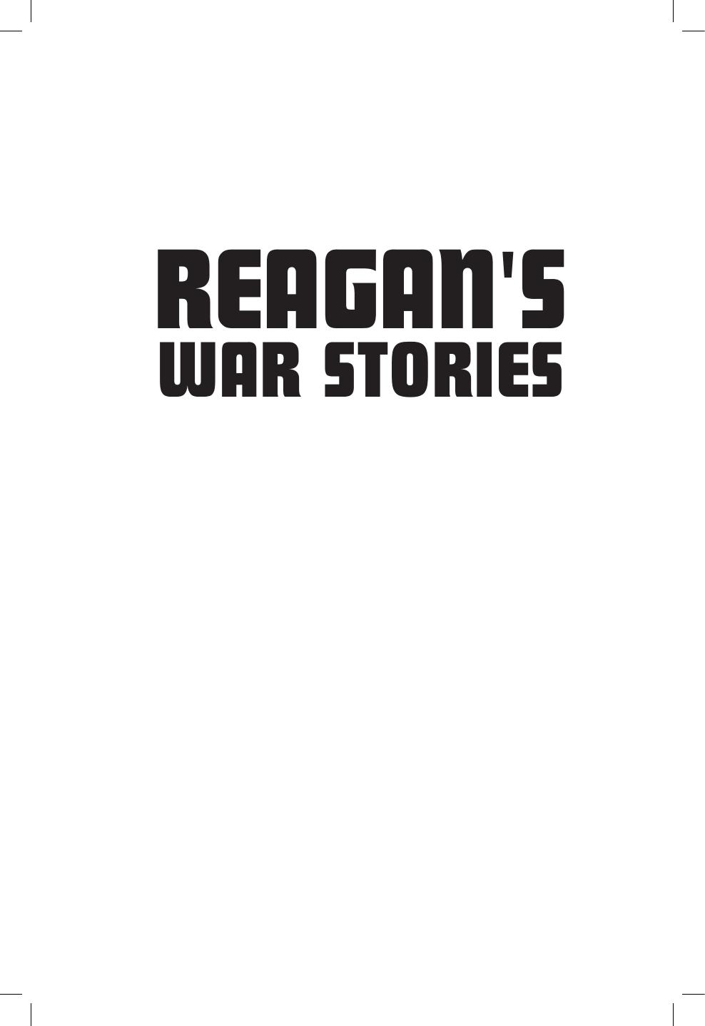 Reagan's War Stories: A Cold War Presidency by Benjamin Griffin