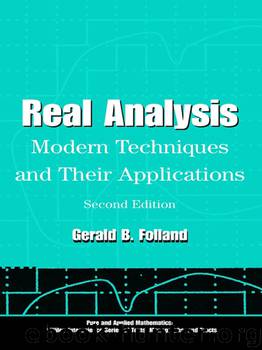 Real Analysis by Folland Gerald B.;