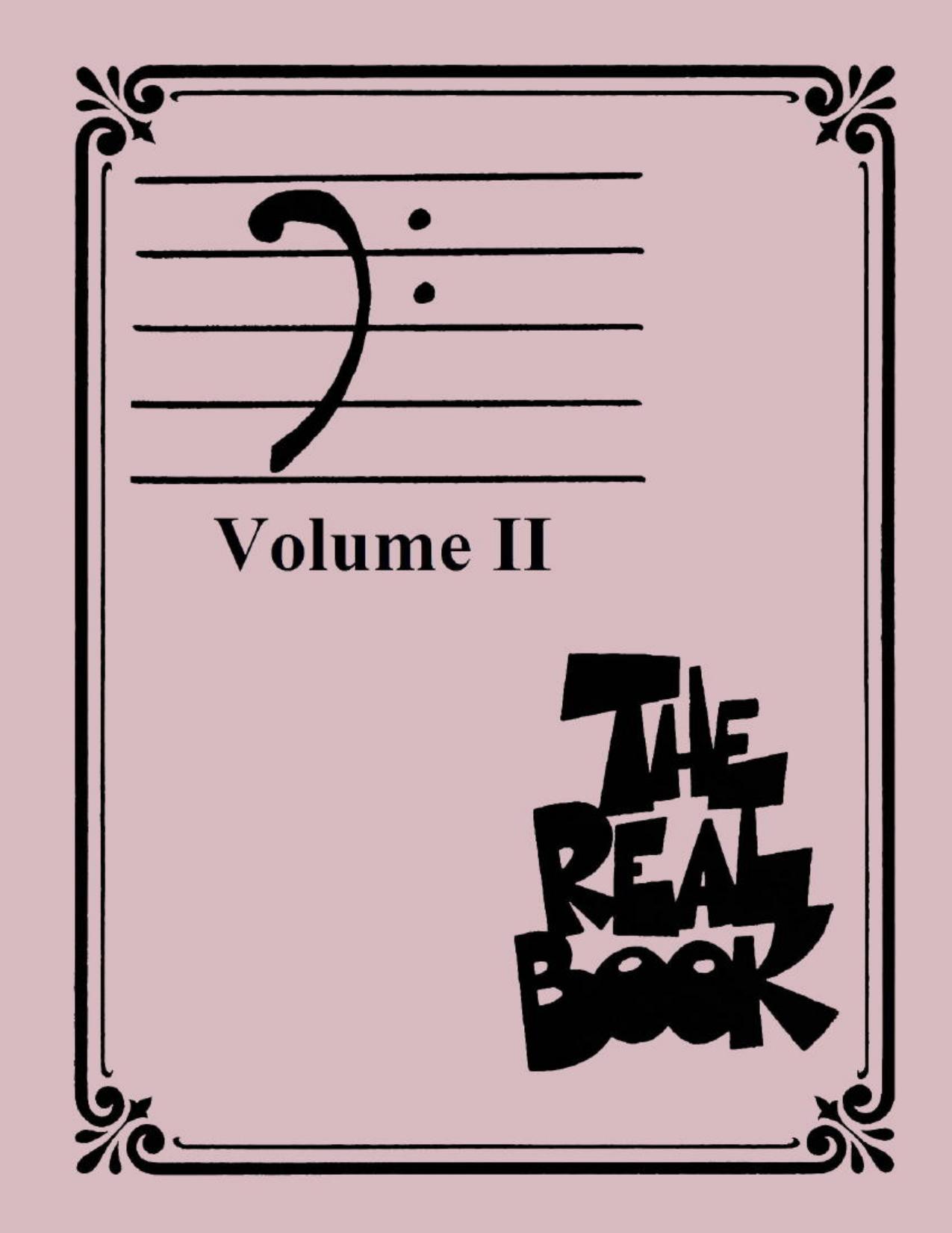 Real Book II Bass by Unknown