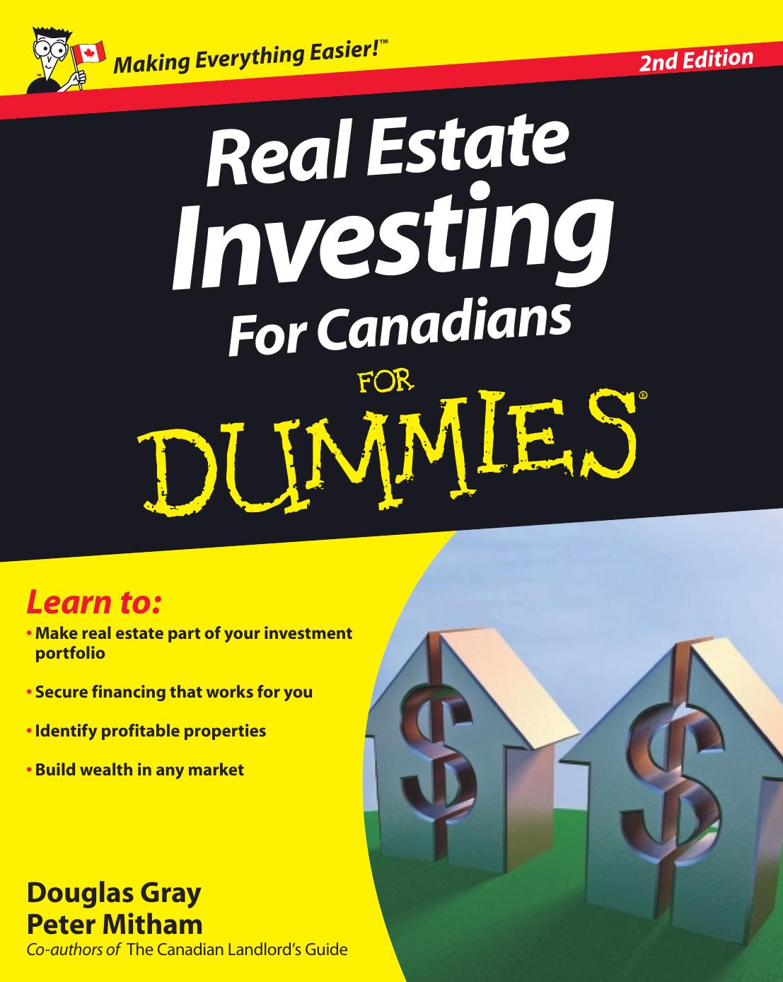Real Estate Investing For Canadians For Dummies by Douglas Gray Peter Mitham