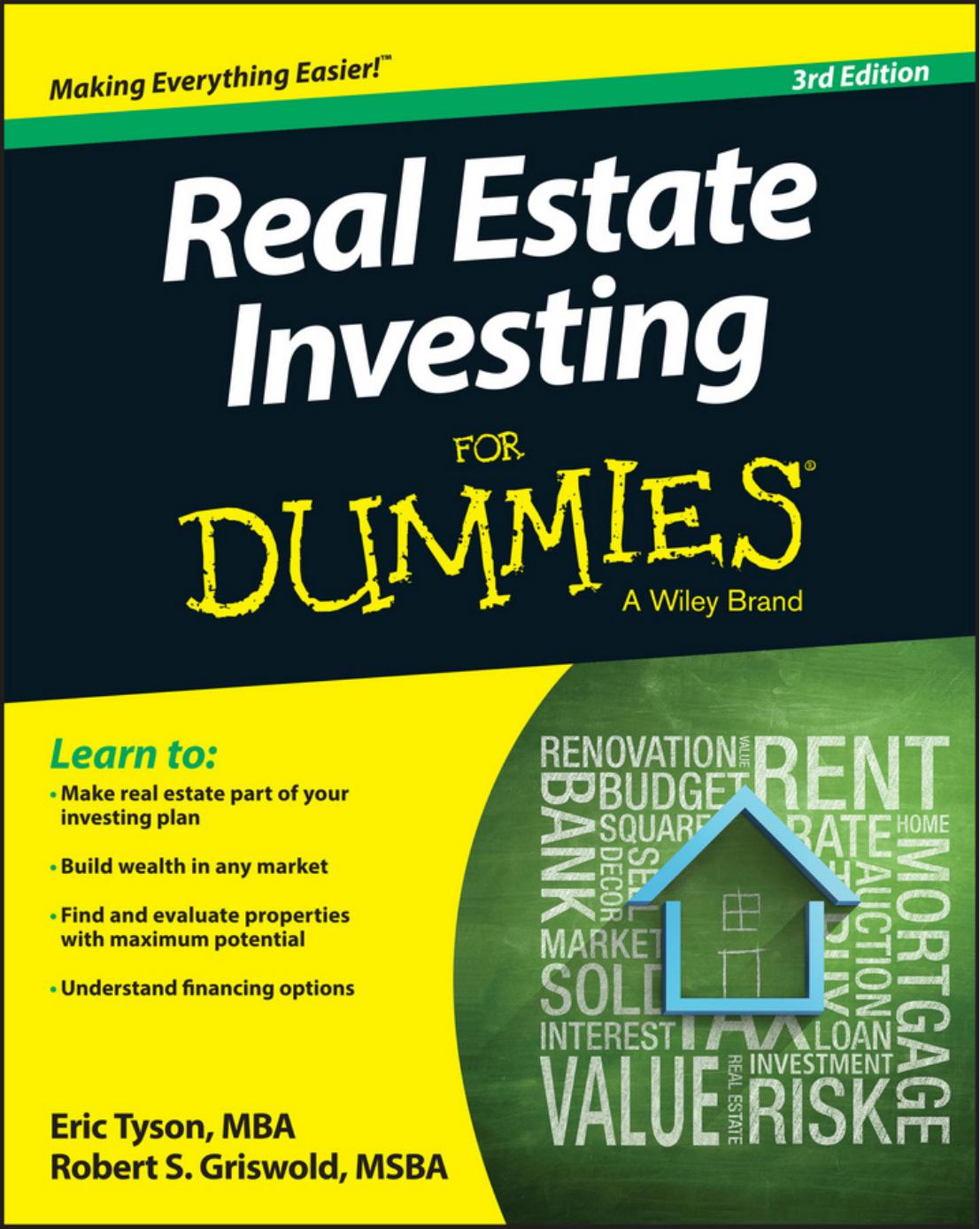 Real Estate Investing For Dummies, 3 edition by Unknow