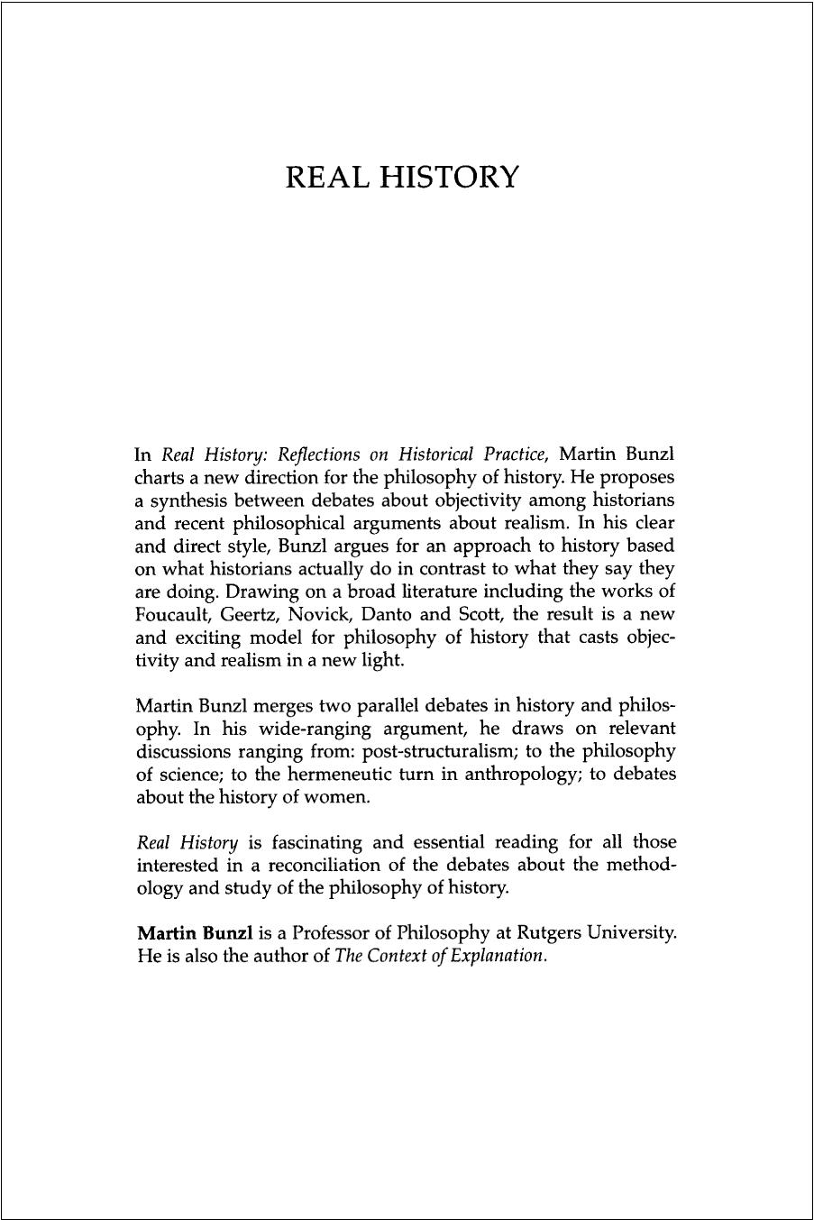 Real History: Reflections on Historical Practice by Administrator