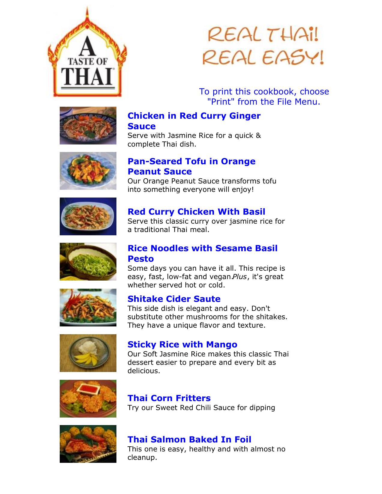 Real Thai Real Easy by Unknown