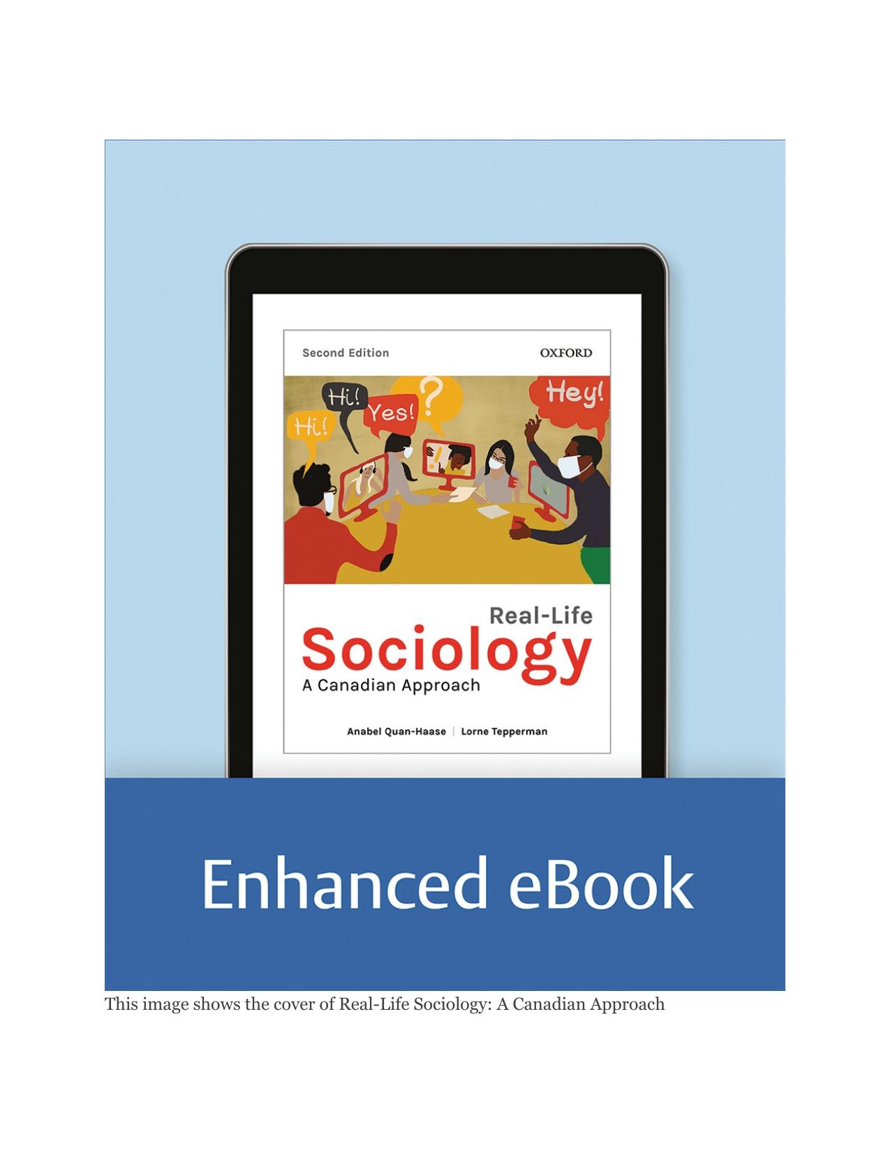 Real-Life Sociology: A Canadian Approach by Anabel Quan-Haase Lorne Tepperman