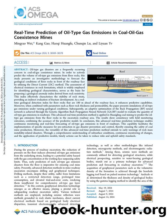 Real-Time Prediction of Oil-Type Gas Emissions in Coal-Oil-Gas Coexistence Mines by Mingyao Wei Kang Gao Haoqi Huangfu Chunqin Lu & Liyuan Yv