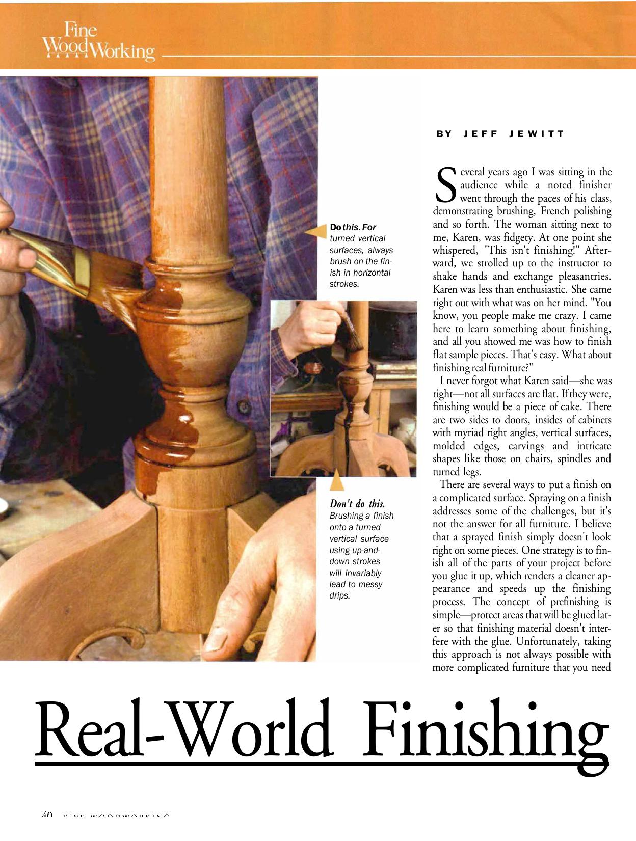 Real-World Finishing by Jeff Jewitt