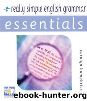 Really Simple English Grammar by Carolyn Humphries