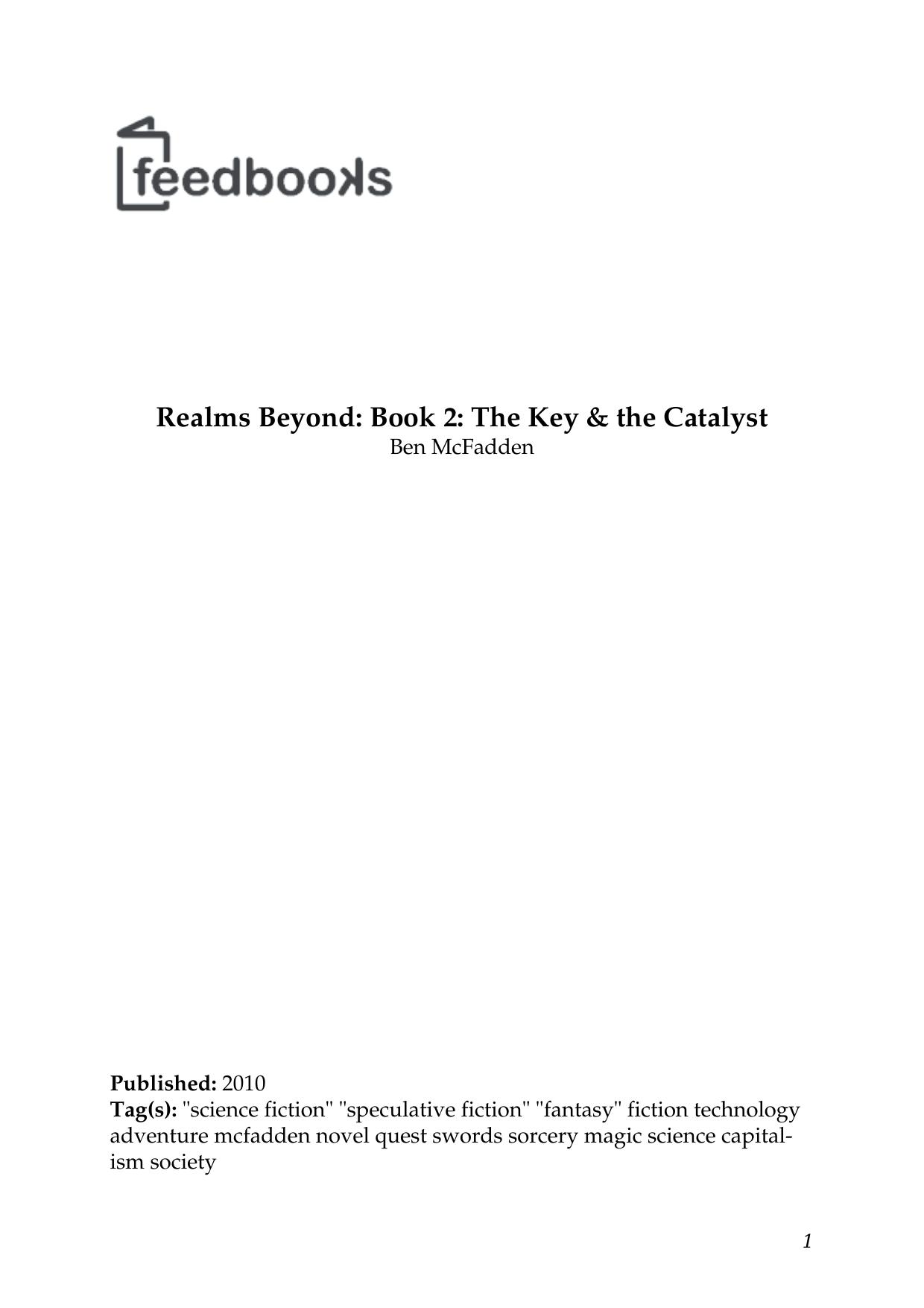 Realms Beyond: Book 2: The Key & the Catalyst by Ben McFadden