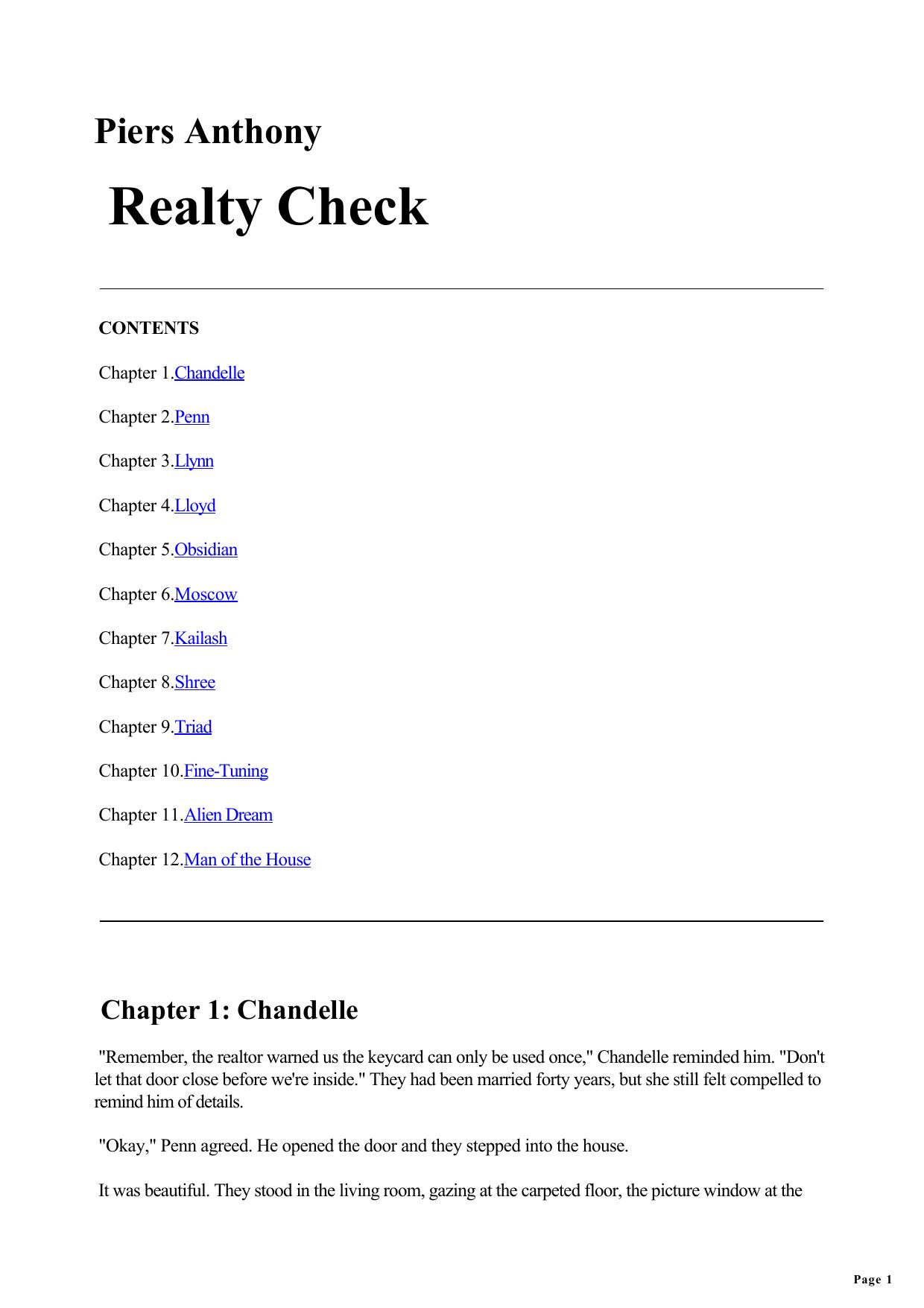 Realty Check by Piers Anthony