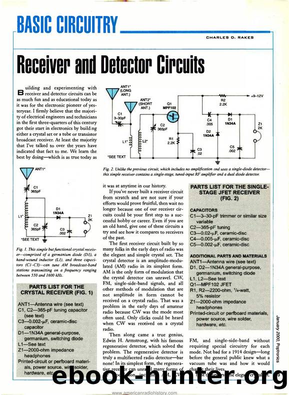 Receiver and Detector Circuits by Unknown