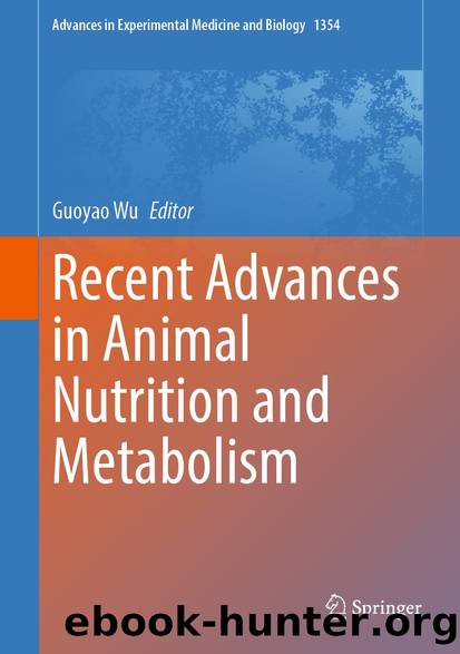 Recent Advances in Animal Nutrition and Metabolism by Unknown