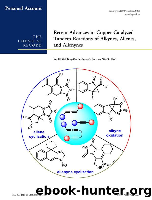 Recent Advances in CopperâCatalyzed Tandem Reactions of Alkynes, Allenes, and Allenynes by Kua‐Fei Wei & Dong‐Can Lv & Guang‐Ce Jiang & Wen‐Bo Shen
