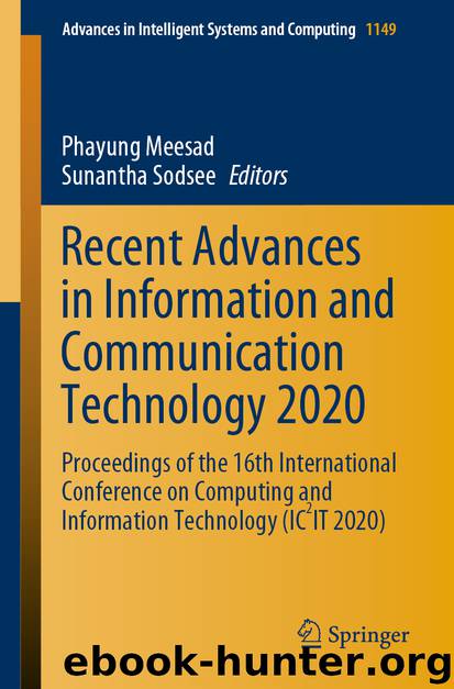 Recent Advances in Information and Communication Technology 2020 by Unknown