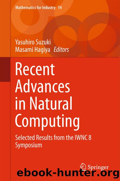 Recent Advances in Natural Computing by Yasuhiro Suzuki & Masami Hagiya