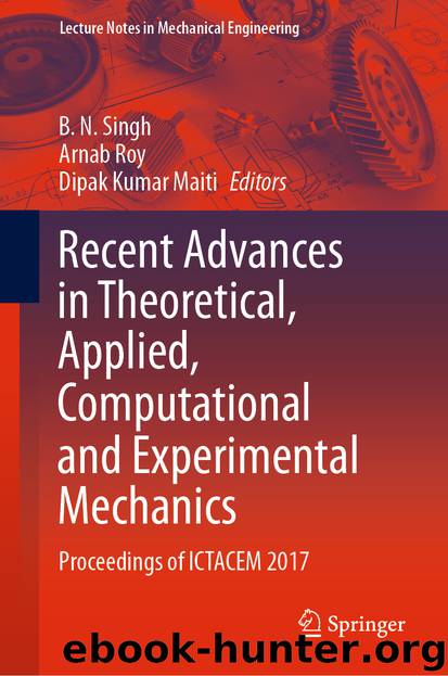 Recent Advances in Theoretical, Applied, Computational and Experimental Mechanics by Unknown