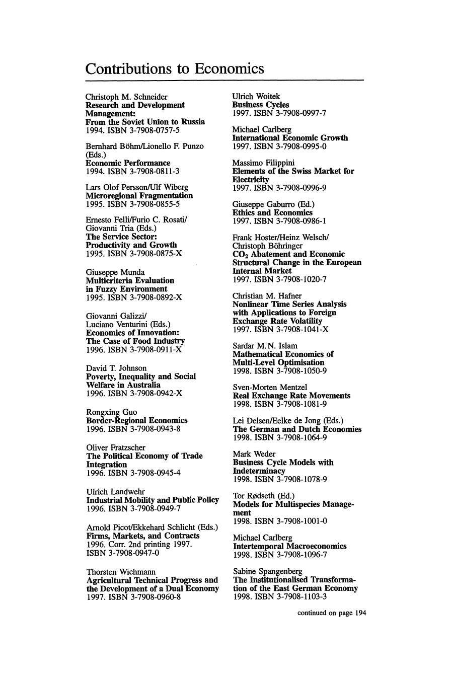 Recent Policy Issues in Environmental and Resource Economics by unknow